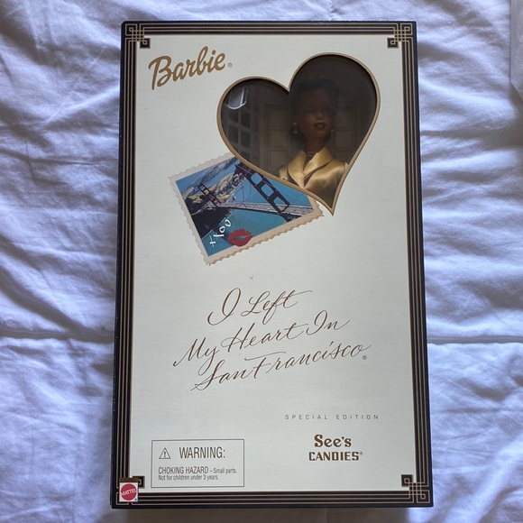 See's Candies A Happy Habit Barbie Doll 1999 NRFB & I Left My Heart In SF See's